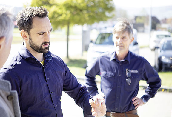 Niklas und Günter Bruckner leiten das erfolgreiche Haustechnik-Unternehmen in Purgstall