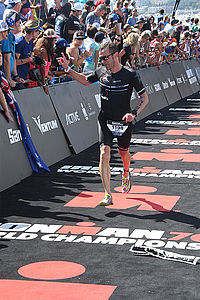 Variotherm Sportler Alex Hajszan finished mit einer tollen Zeit bei der Ironman WM in Nizza.