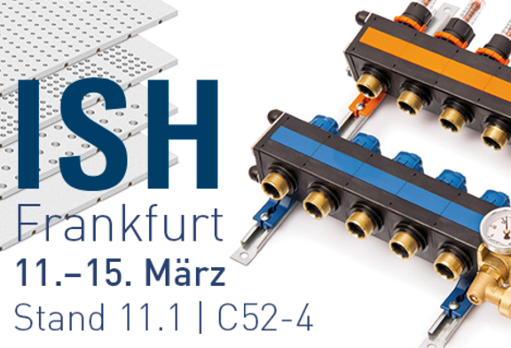 2019 sind Variotherm Heizsysteme wieder auf der ISH-Messe in Frankfurt vertreten.