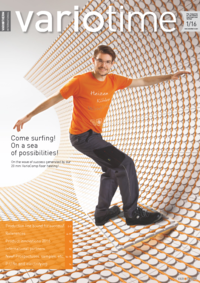 Come surfing! On a sea of possibilities! On the wave of success generated by our 20 mm VarioComp floor heating from Variotherm.