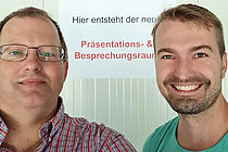 Variotherm-Profi Günter Grube und Projektleiter von Kollar GmbH Thomas Kerschner
