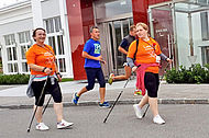 Viel Spaß und Freude bei allen Teilnehmern beim Rote Nasen Lauf in Leobersdorf