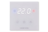 Der elektronische Raumthermostat TOUCH HK regelt die Raumtemperatur beim Heizen und Kühlen per Fingerdruck. 