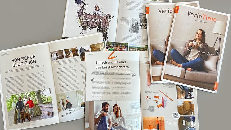 Customer magazine of Variotherm: variotime