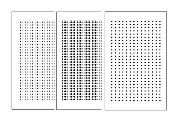 Mit der 8 Millimeter Blocklochung oder der 6 bzw. 12 Millimeter Flächenlochung gestaltet der Kunde die Decke nach seinen Wünschen. 