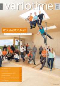 Der innovative Variotherm-Zubau mit Weitblick. Seit dem Spatenstich im März 2017 nimmt der Zubau unseres Betriebsgebäudes rasch Formen an. Die Fertigstellung ist bis Jahresende geplant