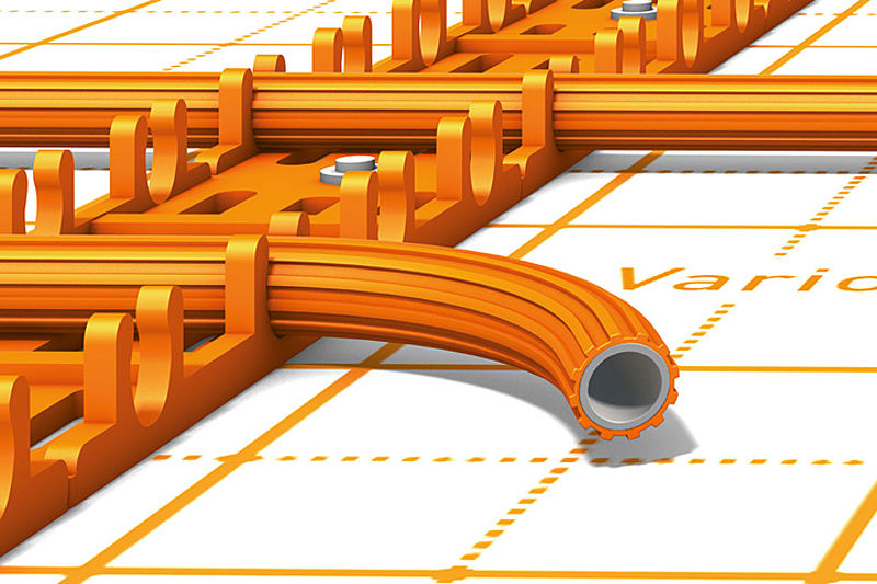 Mehrschichtverbundrohr für Fußbodenheizung & Wandheizung